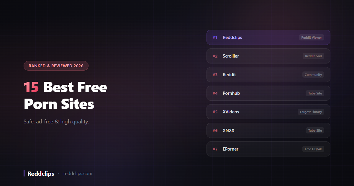 15 Best Free Porn Sites in 2026: Safe, Ad-Free & High Quality
